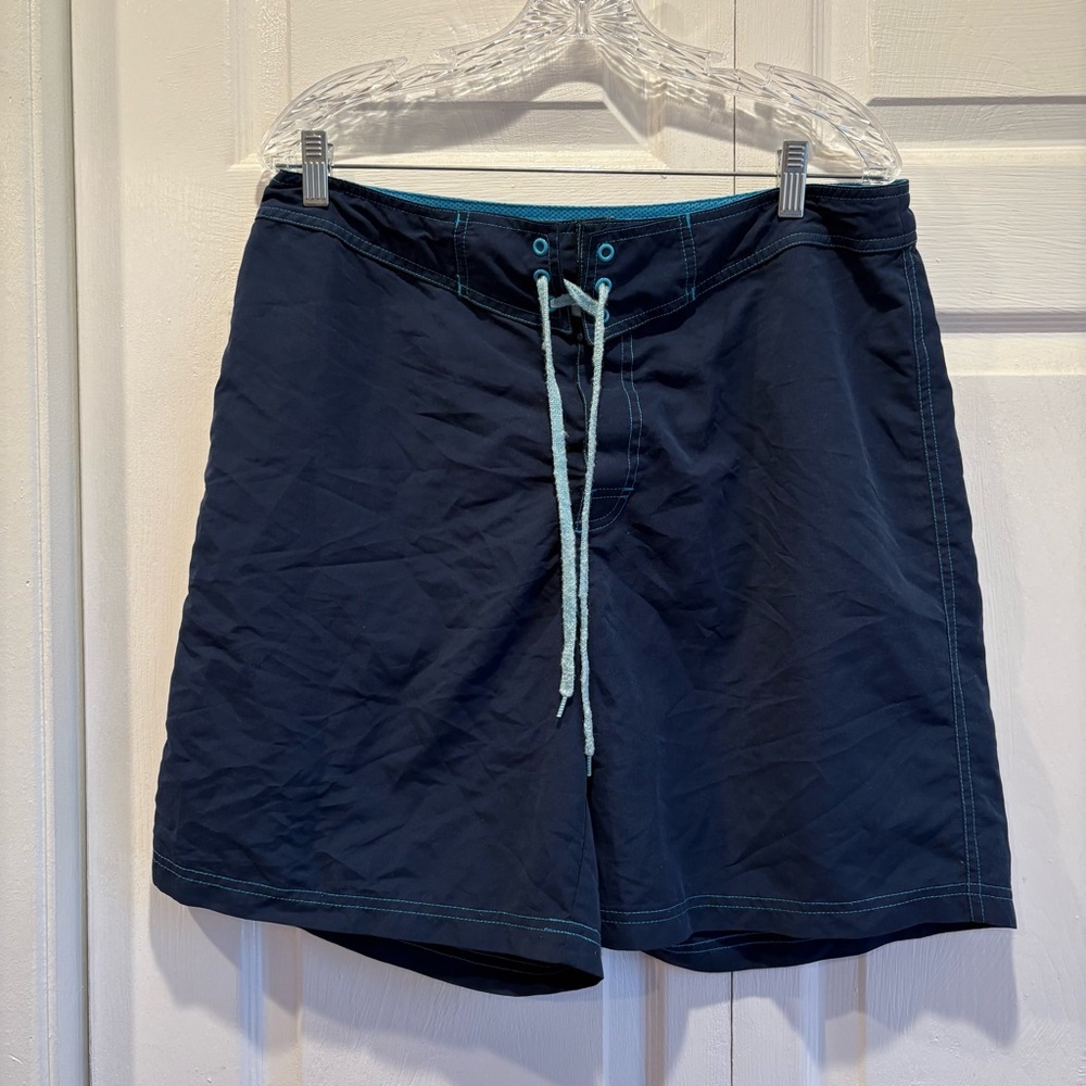 Vintage BW Sport Blue Swim Shorts - Size 16
